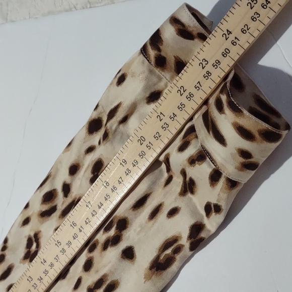 Chico's Animal Print Jean style Jacket with stud details size XL - Picture 6 of 13